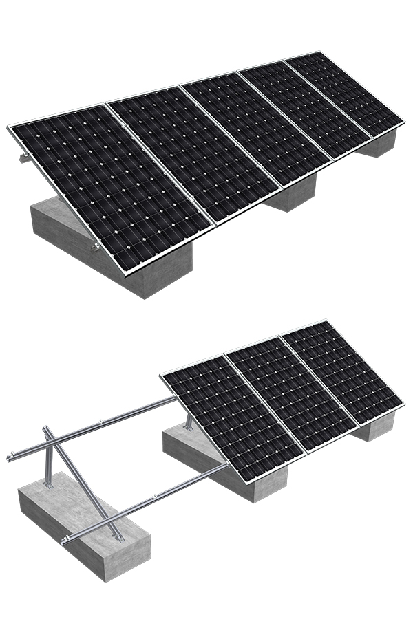 平屋頂太陽能三角支架系統 RMIII-3