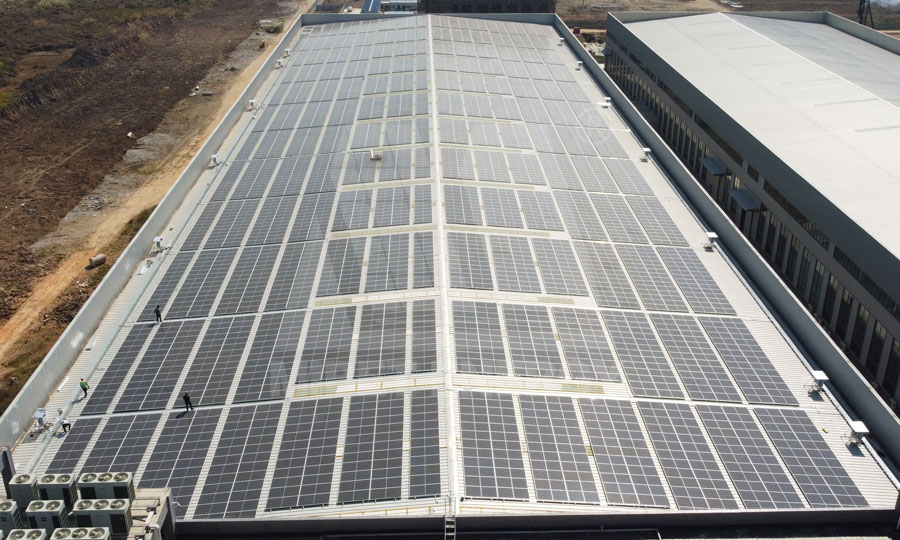 江門古井彩鋼瓦屋頂項(xiàng)目