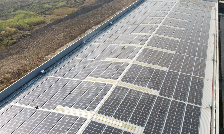 江門凱特精機(jī)屋頂彩鋼瓦項(xiàng)目