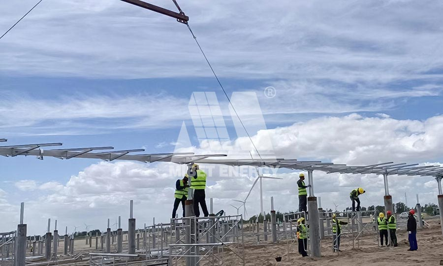 遼寧阜新智能平單軸跟蹤系統項目-3