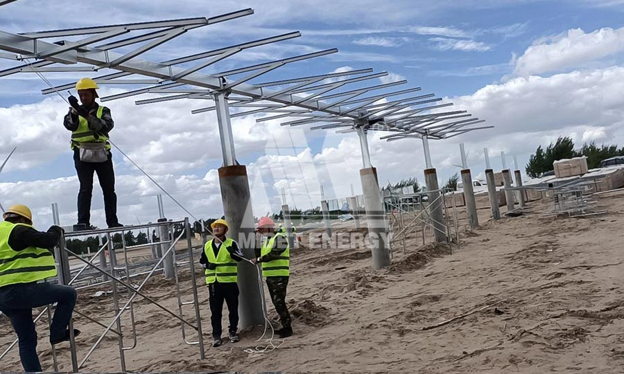 遼寧阜新智能平單軸跟蹤系統項目-4