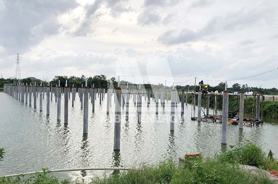 漁業養殖+光伏發電!邁貝特廣東開平50MW漁光互補光伏項目開工