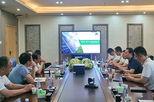 廈門市委常委、常務副市長黃曉舟一行蒞臨邁貝特指導工作