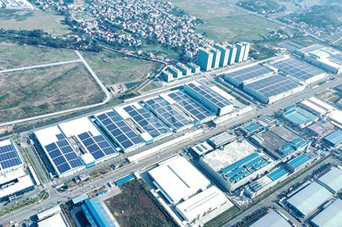 邁貝特20MW越南立訊精密分布式光伏項目正式發電