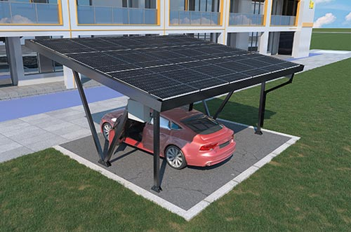 新品首發第一彈！排水包邊BIPV車棚系統全面防水，打造功效美