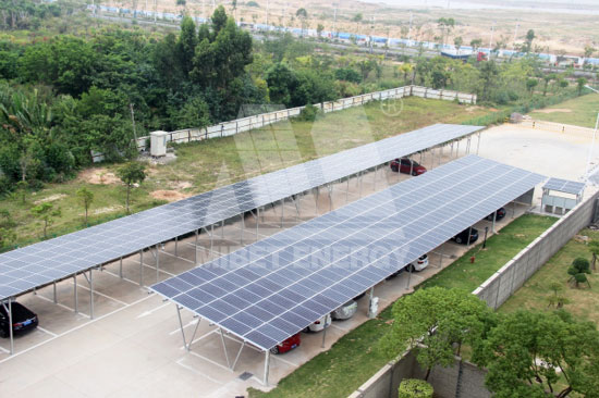 廈門長庚醫院3.8MW光伏車棚項目實例