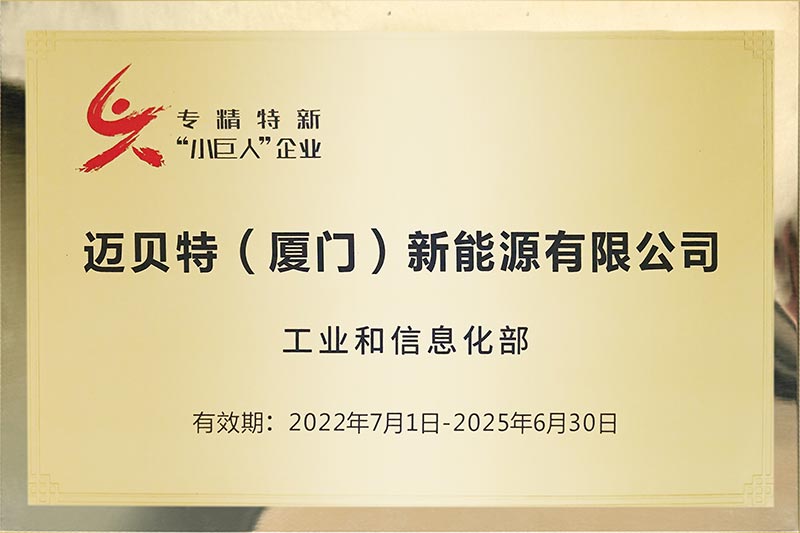 國家級“專精特新”小巨人企業