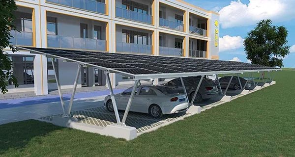 邁貝特雙V結構車棚系統