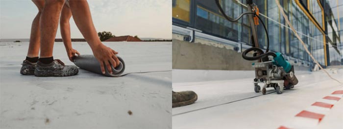 TPO防水卷材的鋪設