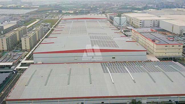 邁貝特廣東廣汽時代13.6MW柔性組件支架項目