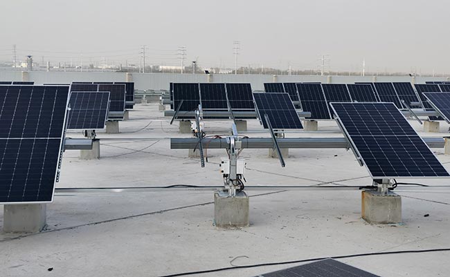 邁貝特平屋頂智能跟蹤系統項目